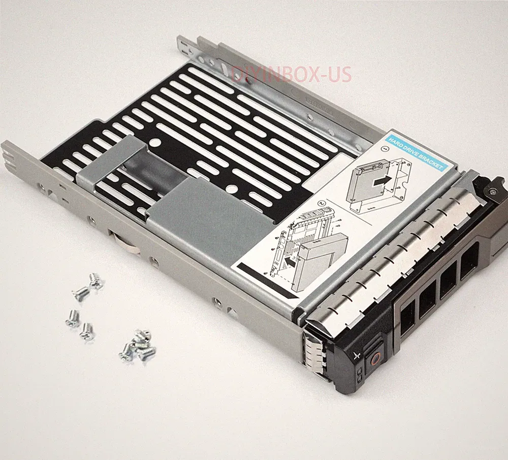 2.5" to 3.5" Hard Drive Tray Caddy & Adapter For Dell POWEREDGE R720 R730XD T630